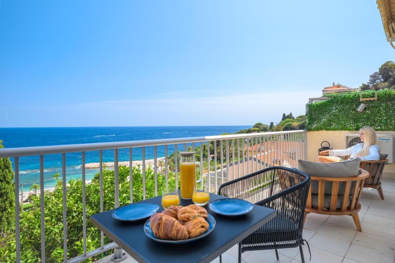Proche Monaco, Vue Mer Et Acces A La Plage Saint-Antoine  Εξωτερικό φωτογραφία