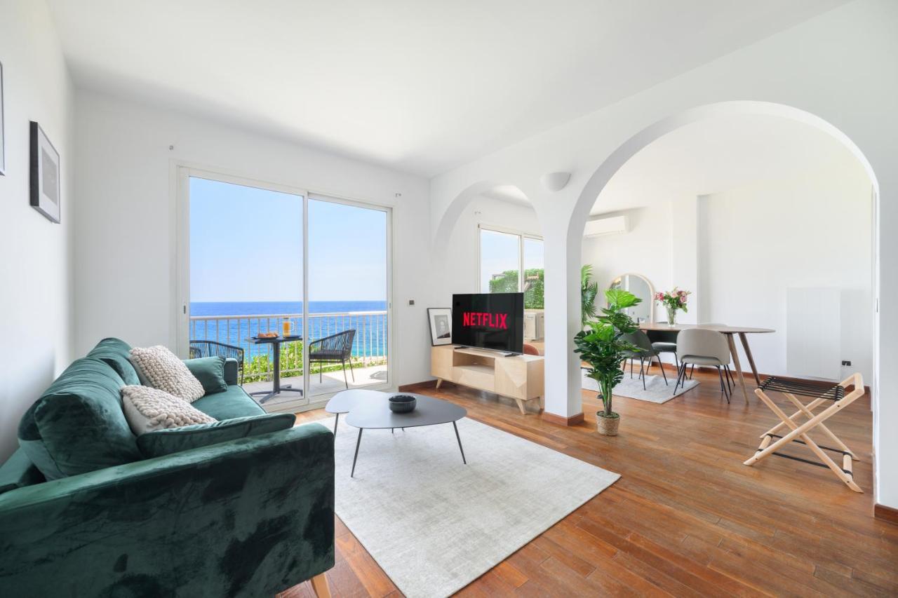 Proche Monaco, Vue Mer Et Acces A La Plage Saint-Antoine  Εξωτερικό φωτογραφία