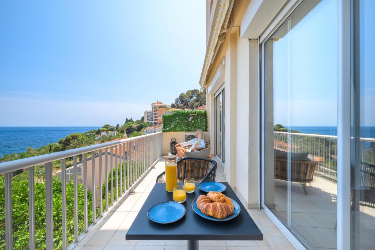 Proche Monaco, Vue Mer Et Acces A La Plage Saint-Antoine  Εξωτερικό φωτογραφία